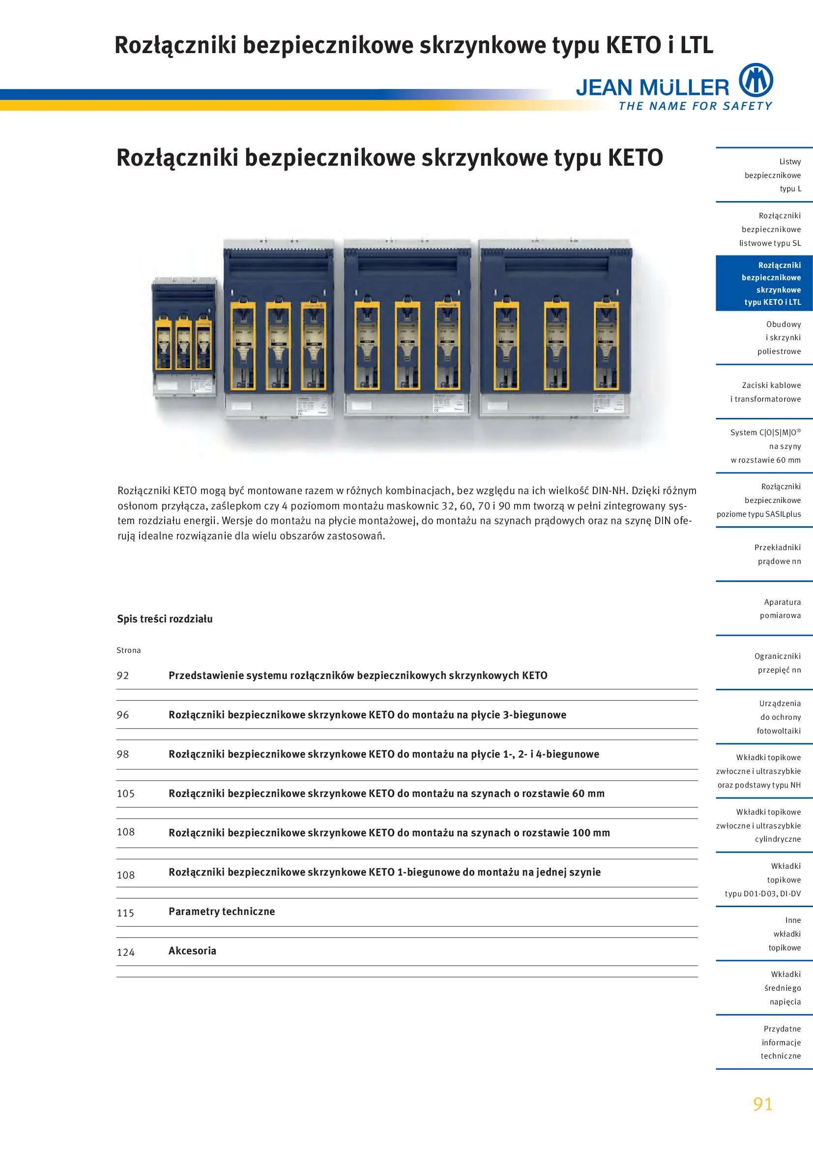 JEAN_Catalog_Skrzynkowe rozlaczniki bezpiecznikowe typu KETO i LTL